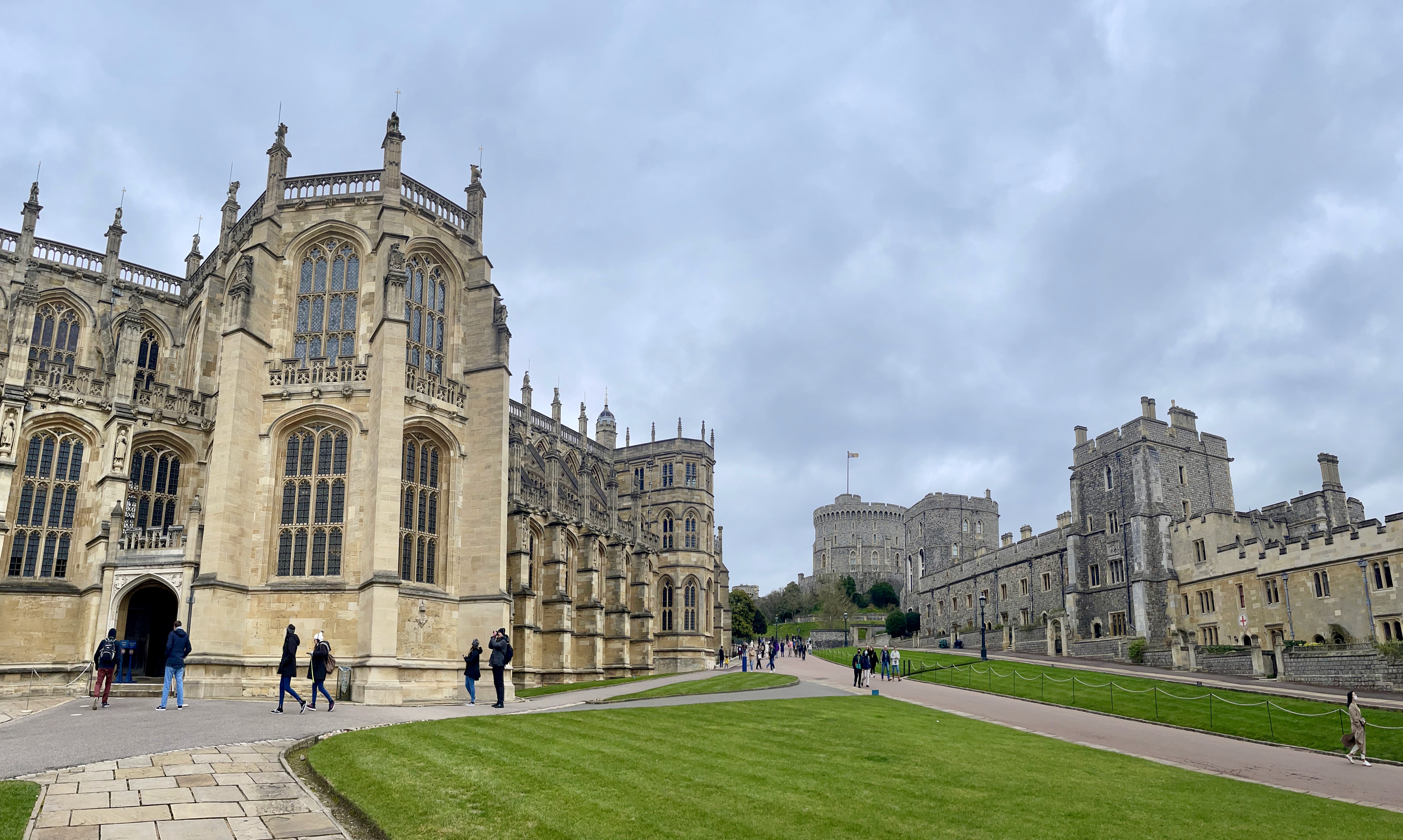 Windsor Castle St. George's Chapel and Round Tower